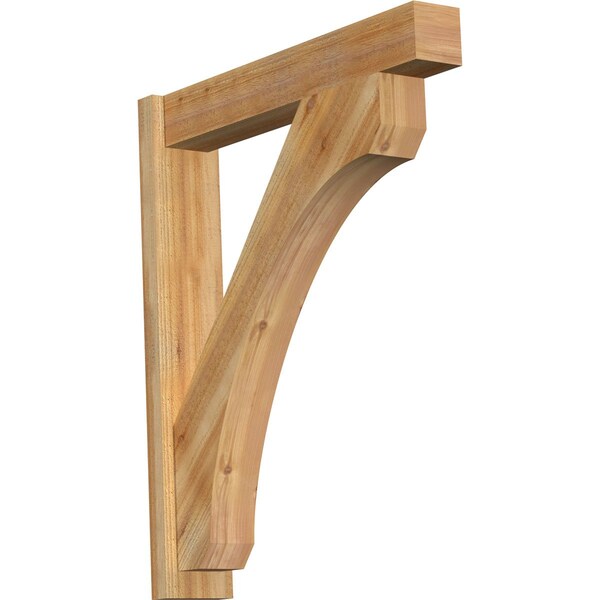 Ekena Millwork Legacy Block Rough Sawn Outlooker, Western Red Cedar, 6"W x 32"D x 38"H OUT06X32X38LEC05RWR - main